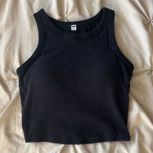 Uniqlo Padded Black Tank Top